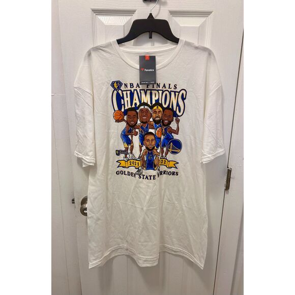NWT Golden State Warriors 2021-2022 NBA FINALS Champions Shirt Mens 2XL - Picture 1 of 6